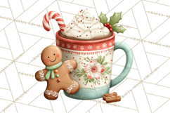 Holiday Baking Clipart, Christmas Cookies and Gingerbread Product Image 4