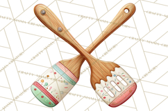 Holiday Baking Clipart, Christmas Cookies and Gingerbread Product Image 2