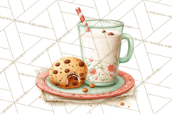 Holiday Baking Clipart, Christmas Cookies and Gingerbread Product Image 3