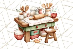 Holiday Baking Clipart, Christmas Cookies and Gingerbread Product Image 4