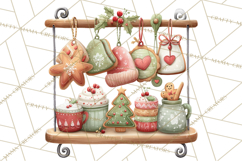 Holiday Baking Clipart, Christmas Cookies and Gingerbread Product Image 5