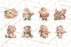 Holiday Baking Clipart, Christmas Cookies and Gingerbread Product Image 5