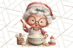 Holiday Baking Clipart, Christmas Cookies and Gingerbread Product Image 2