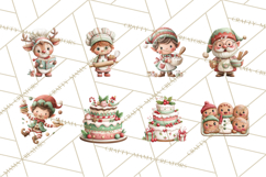 Holiday Baking Clipart, Christmas Cookies and Gingerbread Product Image 4
