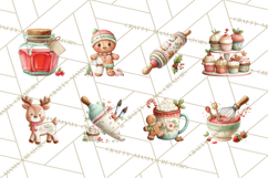 Holiday Baking Clipart, Christmas Cookies and Gingerbread Product Image 6