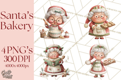 Holiday Baking Clipart, Christmas Cookies and Gingerbread Product Image 1