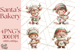 Holiday Baking Clipart, Christmas Cookies and Gingerbread Product Image 1