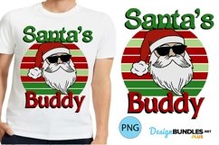 Santas Buddy Christmas Shirt PNG