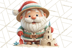 Santa’s Day Off Clipart PNG, Funny Christmas Illustrations Product Image 5