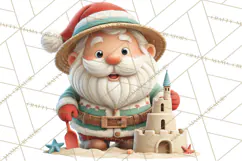 Santa’s Day Off Clipart PNG, Funny Christmas Illustrations Product Image 5