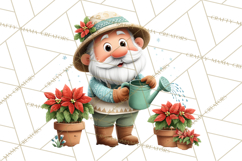 Santa’s Day Off Clipart PNG, Funny Christmas Illustrations Product Image 2