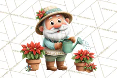 Santa’s Day Off Clipart PNG, Funny Christmas Illustrations Product Image 2