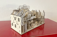Santa's Factory - laser cut file, Glowforge pattern SVG DXF Product Image 2