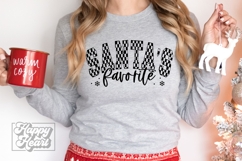 Santas Favorite SVG PNG - Cute Christmas Holiday Shirt Product Image 3