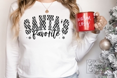 Santas Favorite SVG PNG - Cute Christmas Holiday Shirt Product Image 4