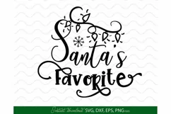 Download this Santas Favorite for a good price. These Christmas SVG are compatible with Cricut and Silhouette Cutting Machines.