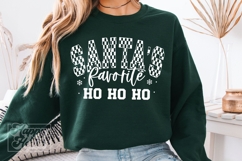 Santas Favorite Ho Ho Ho SVG PNG - Cute Christmas Holiday Product Image 4