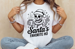 Santa's Favorite Ho SVG,Snarky Christmas SVG, Funny Product Image 3