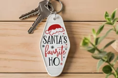 Santa's Favorite Ho SVG , Christmas Motel Keychain SVG Product Image 2