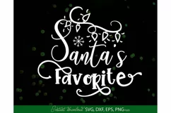 Download this Santas Favorite for a good price. These Christmas SVG are compatible with Cricut and Silhouette Cutting Machines.