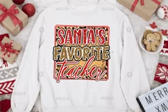 anta favorite png,santa teacher png,christmas png,christmas shirt png,christmas gift png,teacher mom life,sublimation design,christmas leopard,winter season png,gift for teacher,Digital Download,Merry Christmas Png,Happy New Year Png,santas favorite png,t
