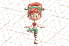 Christmas Elf Clipart, Funny Elf Clip Art, Santa Helpers PNG Product Image 2
