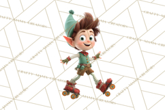 Christmas Elf Clipart, Funny Elf Clip Art, Santa Helpers PNG Product Image 3