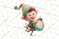 Christmas Elf Clipart, Funny Elf Clip Art, Santa Helpers PNG Product Image 4