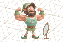 Christmas Elf Clipart, Funny Elf Clip Art, Santa Helpers PNG Product Image 4