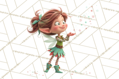 Christmas Elf Clipart, Funny Elf Clip Art, Santa Helpers PNG Product Image 5