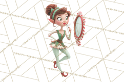 Christmas Elf Clipart, Funny Elf Clip Art, Santa Helpers PNG Product Image 4