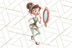 Christmas Elf Clipart, Funny Elf Clip Art, Santa Helpers PNG Product Image 4