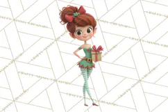 Christmas Elf Clipart, Funny Elf Clip Art, Santa Helpers PNG Product Image 4