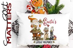 Santa's Little Yelpers! - 300 DPI - Hand Painted Product Image 2