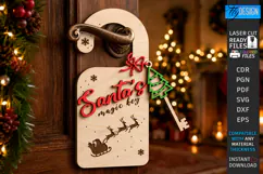 Santas Magic Key Laser Cut | 3D Layered Christmas Magic Key Product Image 1