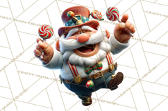 Funny Santa PNG, Santa Working Jobs Clip Art, Christmas Png Product Image 3