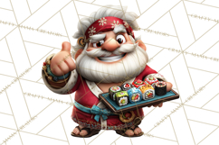 Funny Santa PNG, Santa Working Jobs Clip Art, Christmas Png Product Image 2