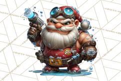Funny Santa PNG, Santa Working Jobs Clip Art, Christmas Png Product Image 4