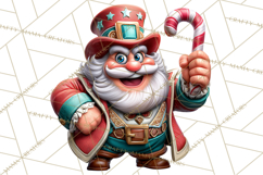 Funny Santa PNG, Santa Working Jobs Clip Art, Christmas Png Product Image 2