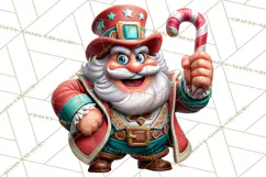 Funny Santa PNG, Santa Working Jobs Clip Art, Christmas Png Product Image 2