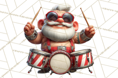 Funny Santa PNG, Santa Working Jobs Clip Art, Christmas Png Product Image 4