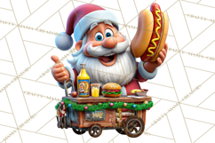 Funny Santa PNG, Santa Working Jobs Clip Art, Christmas Png Product Image 5