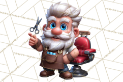 Funny Santa PNG, Santa Working Jobs Clip Art, Christmas Png Product Image 3