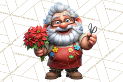 Funny Santa PNG, Santa Working Jobs Clip Art, Christmas Png Product Image 2