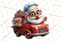Funny Santa PNG, Santa Working Jobs Clip Art, Christmas Png Product Image 3