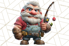 Funny Santa PNG, Santa Working Jobs Clip Art, Christmas Png Product Image 4