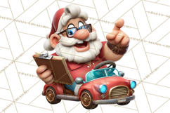 Funny Santa PNG, Santa Working Jobs Clip Art, Christmas Png Product Image 3