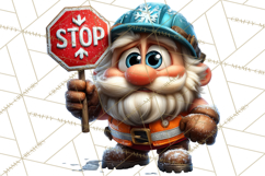 Funny Santa PNG, Santa Working Jobs Clip Art, Christmas Png Product Image 2