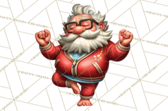 Funny Santa PNG, Santa Working Jobs Clip Art, Christmas Png Product Image 5