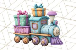 Santa&#039;s Workshop Christmas Clipart PNG &amp; Digital Clip Art Product Image 3